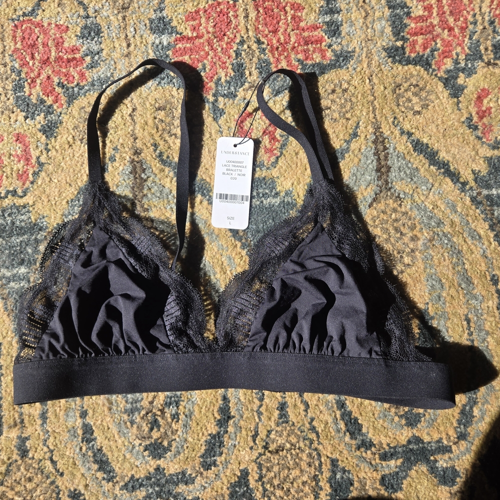 Elegant Black Lace Bralette